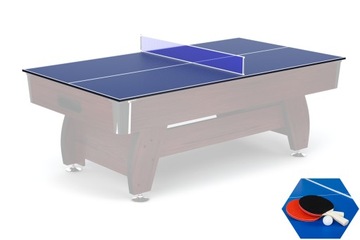 Двусторонний чехол для стола для бильярда, настольного тенниса и настольного тенниса длиной 7 футов.