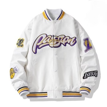 Męska kurtka baseballowa Los Angeles Lakers,3XL