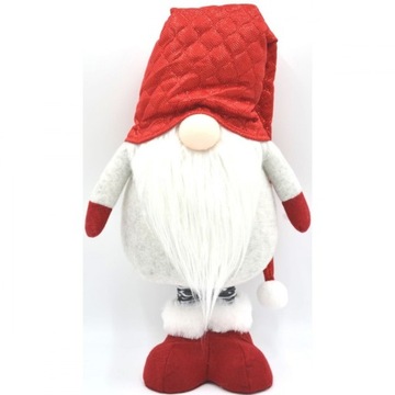 БОЛЬШОЙ Гном НА ТЕЛЕСКОПИЧЕСКИХ НОЖКАХ, СТОЯЩИЙ РОЖДЕСТВЕНСКИЙ ГНОМ, УКРАШЕНИЕ САНТА ГНОКА