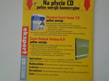 Paragon Exact Image 7.0. Genie Outlook Backup 6.0