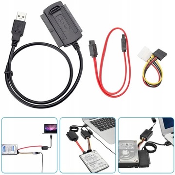 USB IDE ATA SATA 2,5 3,5-дюймовый ДИСКОВЫЙ АДАПТЕР БЛОК ПИТАНИЯ