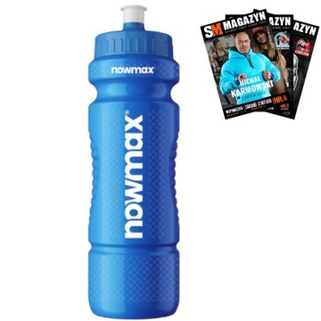 nowmax BIDON ROWEROWY SPORTOWY SZCZELNY NA ROWER Z USTNIKIEM 900 ml