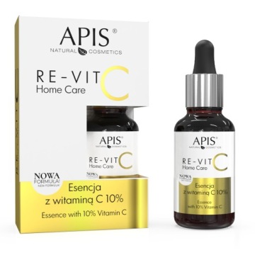 APIS RE-VIT C HOME ESENCJA Z WITAMINĄ C 10%, 30ML NOWA FORMUŁA
