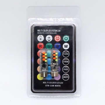ŻARÓWKI W3W W5W W10W W16W LED T10 R10 RGB PILOT