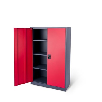 Металлический офисный шкаф для документов, Шкаф для мастерской для гаража, запираемый для папок