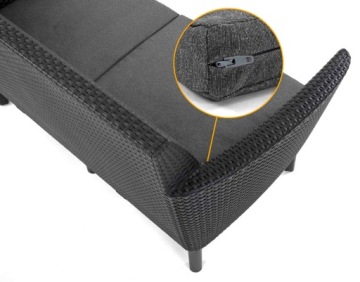 Садовая мебель SALEMO, 3 комплекта, подъемный стол LYON