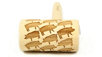 РОЗОВЫЙ МИНИ-РОЛИК С ГРАВИРОВКОЙ