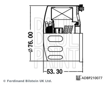 BLUE PRINT FILTR OLEJE