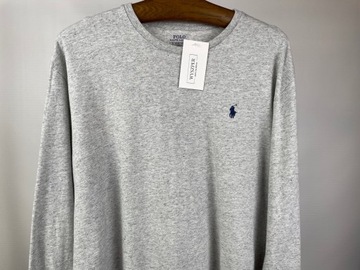 Bluzka męska long sleeve szara POLO RALPH LAUREN r. XL