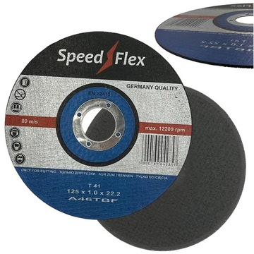 TARCZA DO CIĘCIA METALU STALI RUR PROFILI 125x1,0 SPEEDFLEX 1szt