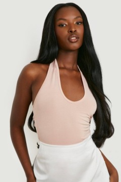 РОЗОВЫЙ КЛАССИЧЕСКИЙ ТОП-БОДИ BOOHOO 44