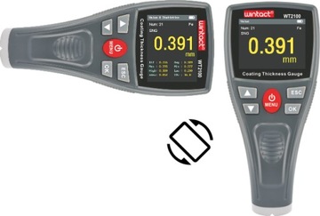 ИЗМЕРИТЕЛЬ ТОЛЩИНЫ КРАСКИ МАТЕРИАЛ ДАТЧИК ТЕСТЕР ПОКРЫТИЯ USB ПК BT ПРИЛОЖЕНИЕ ЖК-дисплей