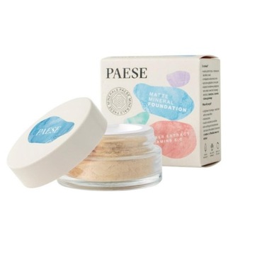 Paese Minerals, Matujący Podkład Mineralny 102W Natural, 7g