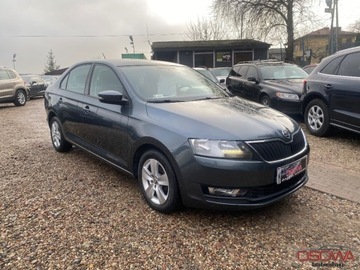 Skoda Rapid II Liftback Facelifting 1.0 TSI 95KM 2019 Skoda RAPID 1.0i ledy duze radio podgrzewane fotele Polski salon 1 wl ser, zdjęcie 34