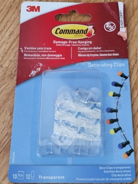 Самоклеящиеся крючки COMMAND для рождественских украшений 6 шт