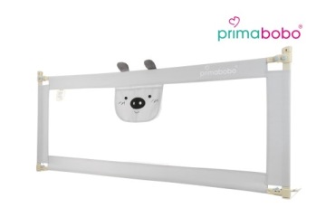PRIMABOBO Барьер безопасности для кровати Медведь 180 см FOLDABLE, для детей GRAY