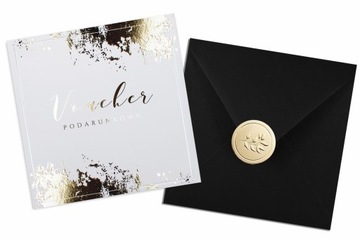 VOUCHER ZŁOTY KARTA PODARUNKOWA BON PODARUNKOWY ROSE GOLD ZŁOTE SREBRNE