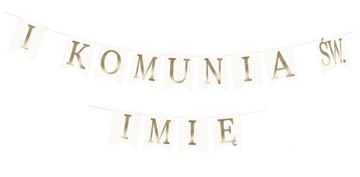 Набор для причастия Воздушные шары для причастия Персонализированный баннер Имя ребенка Дорожка для стола