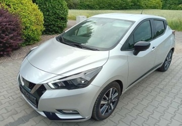 Nissan Micra V 1.0 IG-T 92KM 2021 Nissan Micra Nissan Micra 1.0 benzyna, klima ,bezwypadkowy Benzyna 92KM