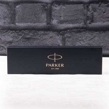 Шариковая ручка PARKER JOTTER серебристо-черная с гравировкой + ЧЕХОЛ с гравировкой в ​​ПОДАРОК