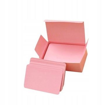 90 листов бумажных карточек, пустые индексы, учетные карточки.