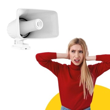 Внешний рупорный динамик 8 Ом 30 Вт белый PD