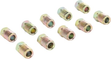 Тормозная трубка стальная омедненная трубка 5М + 10 шт наконечников М10х1