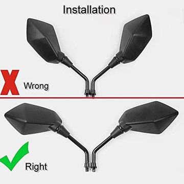 БОЛЬШИЕ ПАНОРАМНЫЕ ЗЕРКАЛА МОТОКУТЕР QUAD10MM