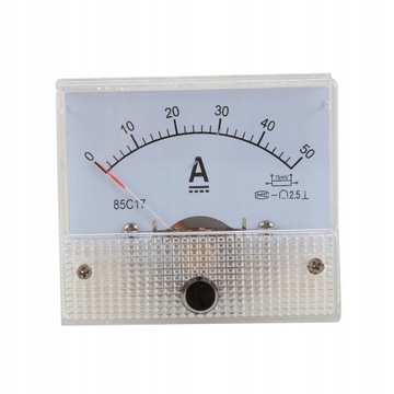 DC 0-50A Analogowy amperomierz Amperomierz Panel p