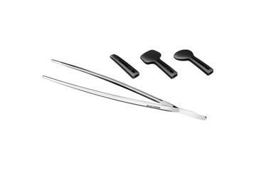 Кухонные щипцы нейлоновые с тремя сменными насадками.