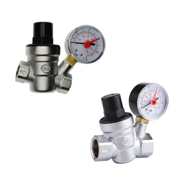 Регулятор давления воды с манометром DN15