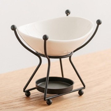 Ароматическая горелка для плавления воска Масляная горелка Курильница Подсвечник Черный