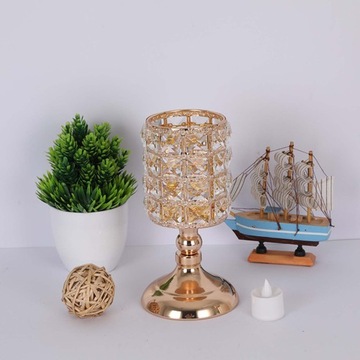 ЦИЛИНДРОВЫЙ ПОДСВЕЧНИК ДЛЯ ПОДСВЕЧИ ДЛЯ ДОМАШНЕГО ДЕКОРА 10х18см