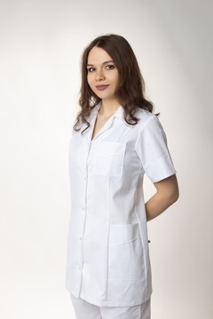 Fartuch kitel kosmetyczny medyczny r. 36 Sylwia