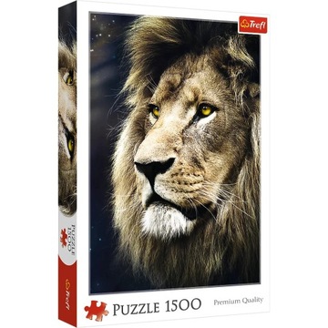 Puzzle tradycyjne zwierzęta 1500 Portret lwa Trefl