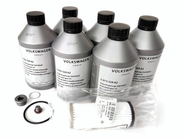 Zestaw DSG DQ381 olej 6l G055529A2 filtr 0GC325183D VW OE ORYGINAŁ