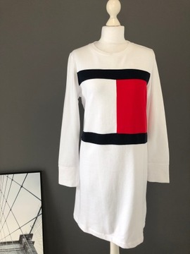 TOMMY HILFIGER SUKIENKA / BLUZA DŁUGA ROZM.M