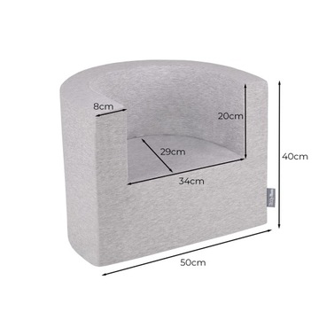 Мебель для детей из пенопласта: стол и кресла KiddyMoon