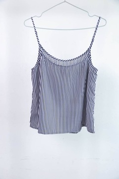 H&M top paski wiskoza marynarski bluzka 38 M 10