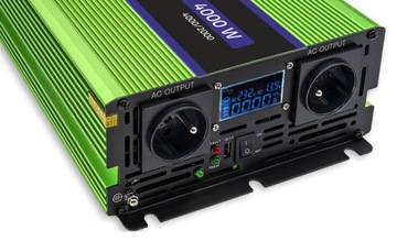 ИНВЕРТОР ИБП 3в1 ЗАРЯДНОЕ УСТРОЙСТВО LCD 12V 4000W SINUS