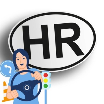 Наклейка на автомобиль Cariacia - HR