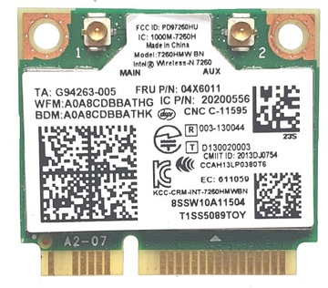 karta sieciowa WiFi Intel 7260HMW BN