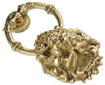 ДВЕРНОЙ МОЛОТОК, ЛАТУНЬ, БОЛЬШОЙ, ЗОЛОТОЙ