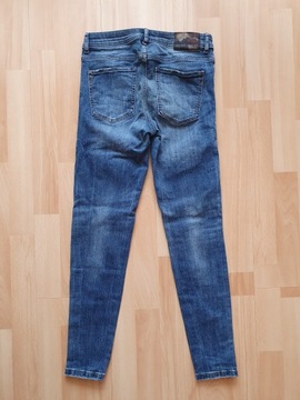 ZARA Basic Z1975 Denim spodnie damskie S/36