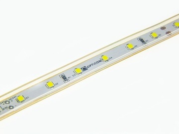 TAŚMA LED 24V 1m 300 SMD 9W IP68 Biały Zimny 6000K