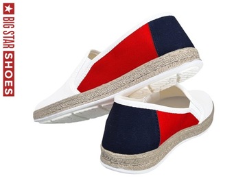 Espadryle damskie Big Star granatowe HH276008 37