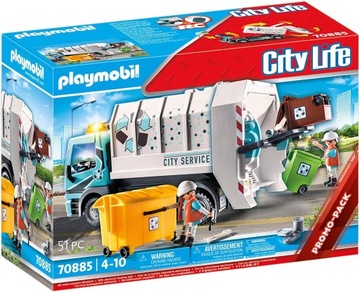PLAYMOBIL 70885 ŚMIECIARKA Z SYGNAŁEM ŚWIETLNYM
