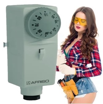STEROWNIK TERMOMETR PRZYLGOWY BRC 20-90°C AFRISO