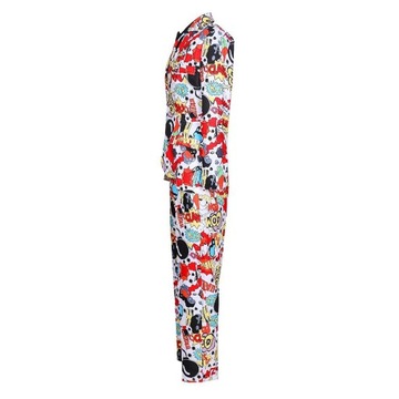 Lata 70. 80. Disco Hippie kostium męski Retro Rock Hippie garnitury