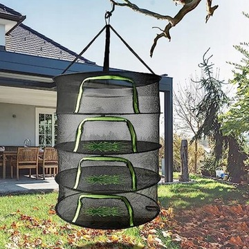 СУШИЛЬНАЯ СЕТКА ДЛЯ СУШКИ ТРАВ И РАСТЕНИЙ, 4 ПОЛКИ